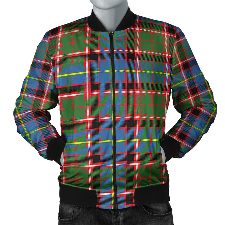 Glass Clan Badge Tartan Bomber Jacket