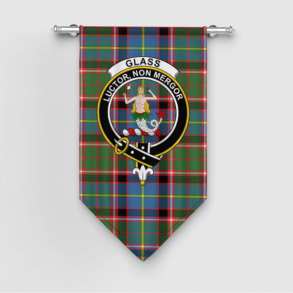 Glass Clan Badge Tartan Gonfalon