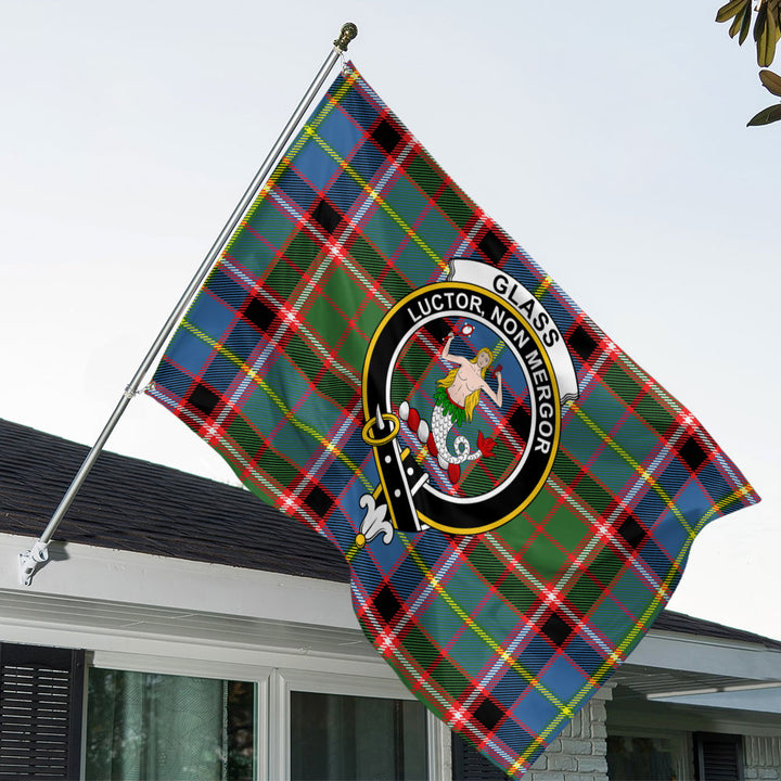 Glass Clan Badge Tartan House Flag
