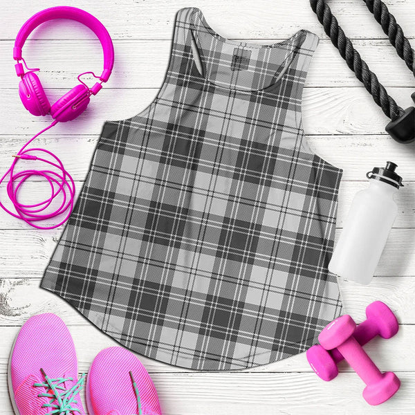 Glendinning Clan Badge Tartan Women Racerback Tank Top