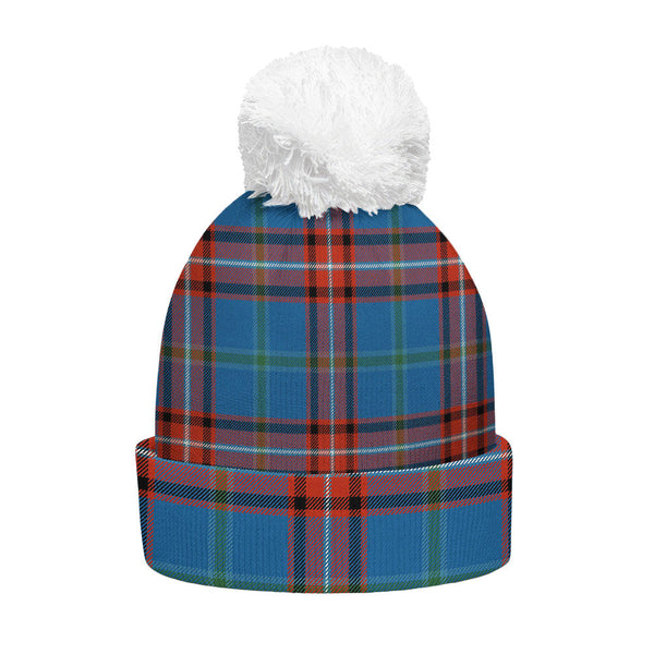 Glenn Ancient Clan Badge Tartan Bobble Beanie Hat