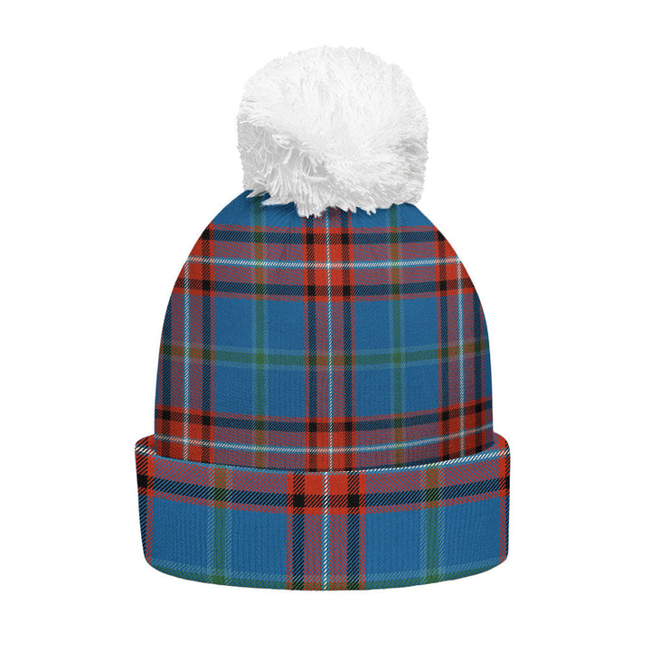 Glenn Ancient Clan Badge Tartan Bobble Beanie Hat