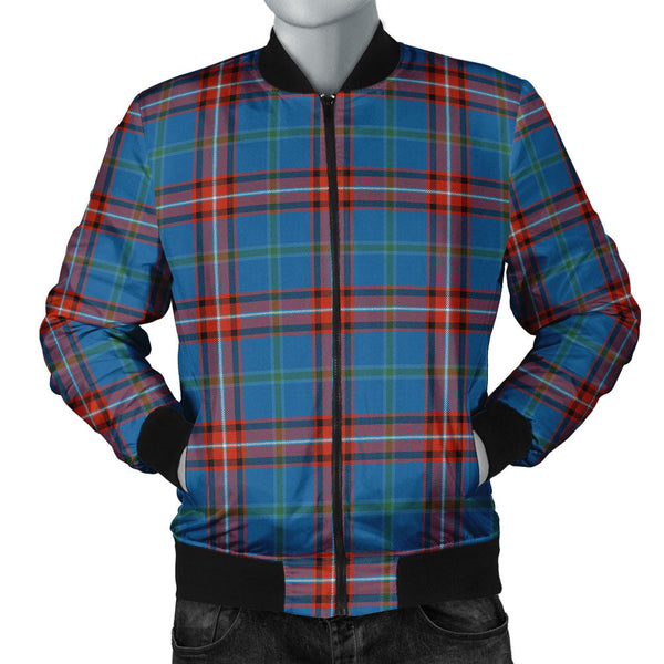 Glenn Ancient Clan Badge Tartan Bomber Jacket
