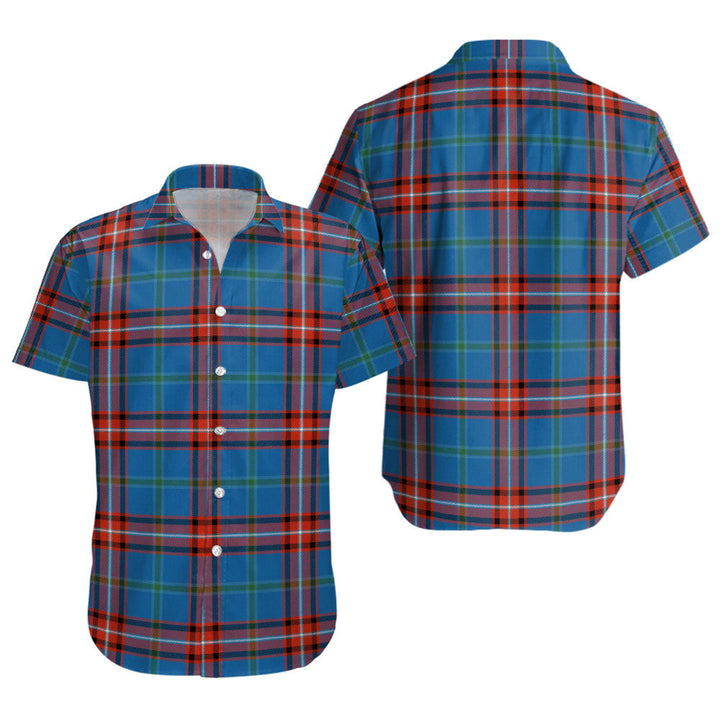 Glenn Ancient Clan Badge Tartan Short Sleeve Shirt