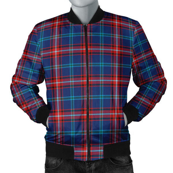 Glenn Modern Clan Badge Tartan Bomber Jacket