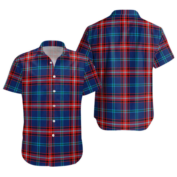 Glenn Modern Clan Badge Tartan Short Sleeve Shirt