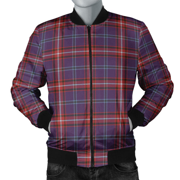 Glenn Weathered Clan Badge Tartan Bomber Jacket