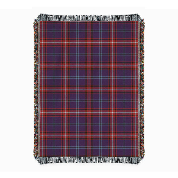 Glenn Weathered Clan Badge Tartan Woven Blanket