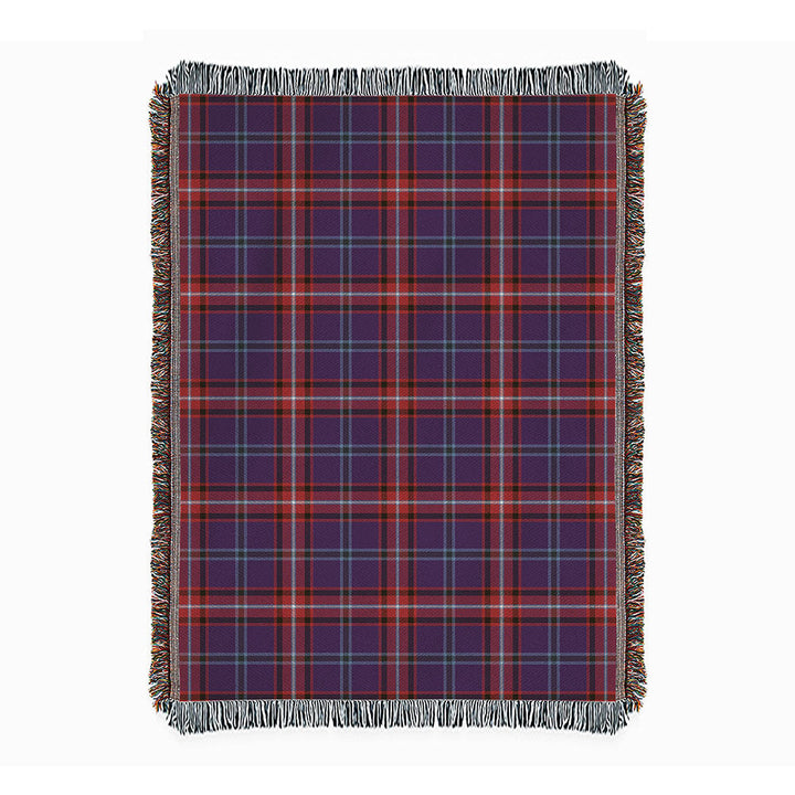 Glenn Weathered Clan Badge Tartan Woven Blanket
