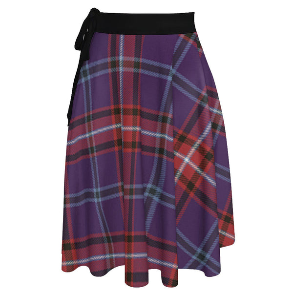 Glenn Weathered Tartan Wrap Skirt