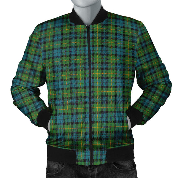 Gordon Ancient Clan Badge Tartan Bomber Jacket
