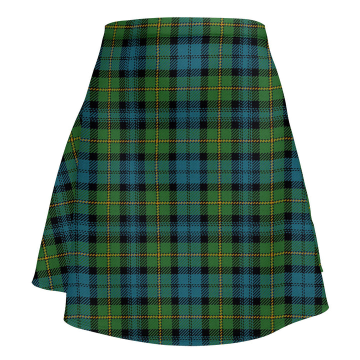 Gordon Ancient Clan Badge Tartan Flared Skirt