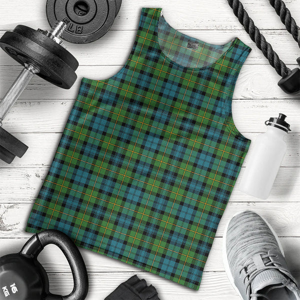 Gordon Ancient Clan Badge Tartan Men Tank Top