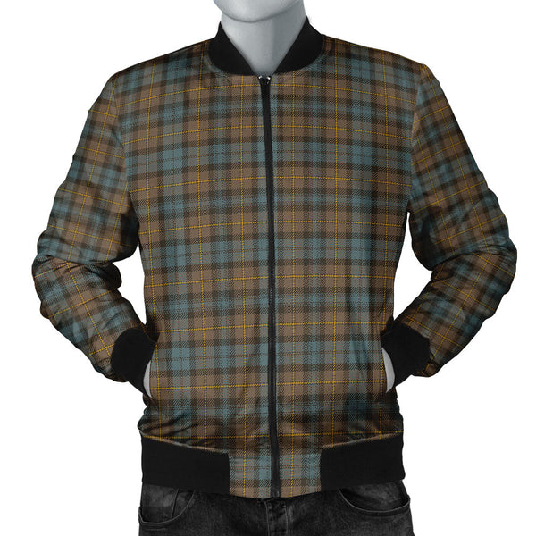 Gordon Weathered Clan Badge Tartan Bomber Jacket