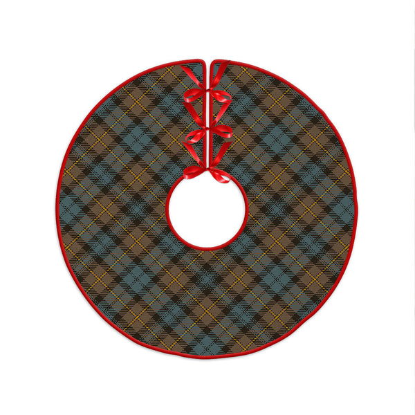 Gordon Weathered Clan Badge Tartan Christmas Tree Skirt
