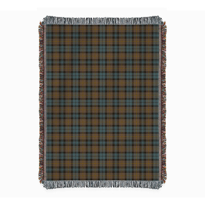Gordon Weathered Clan Badge Tartan Woven Blanket