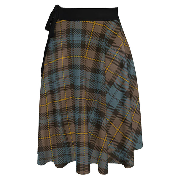 Gordon Weathered Tartan Wrap Skirt