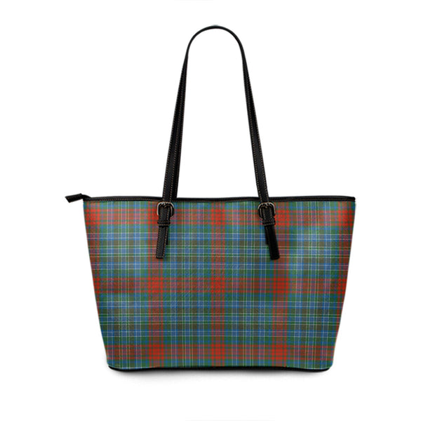 Gordon (Wilsons) Ancient Tartan Leather Tote Bag