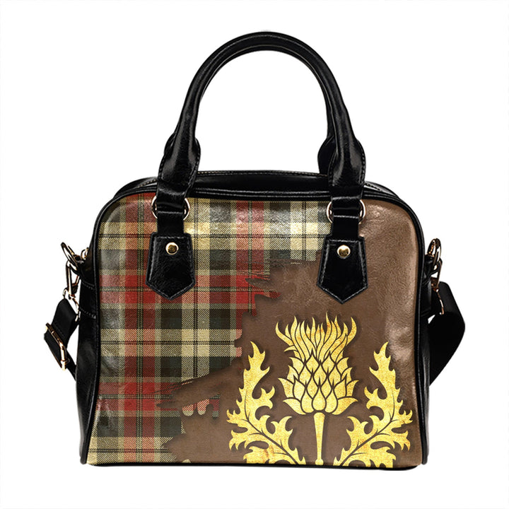 Graham Red Dress Weathered Tartan Shoulder Handbag Thistle Oldest Style