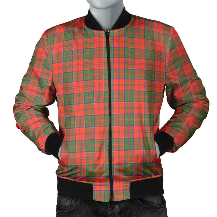 Grant Ancient Clan Badge Tartan Bomber Jacket