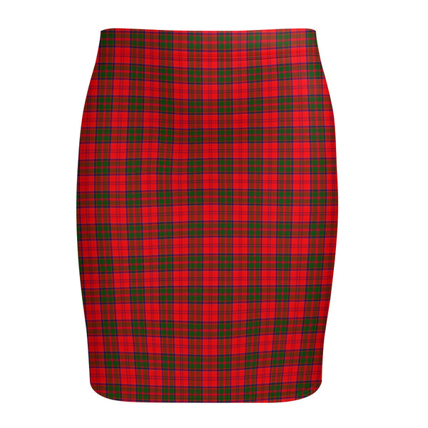 Grant Modern Tartan Fitted Skirt