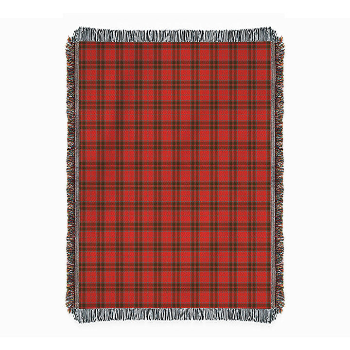 Grant Weathered Clan Badge Tartan Woven Blanket