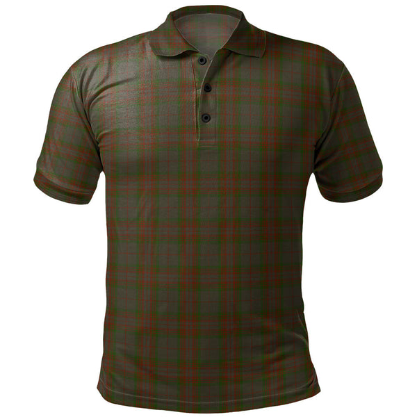 Gray Clan Badge Tartan Polo Shirt