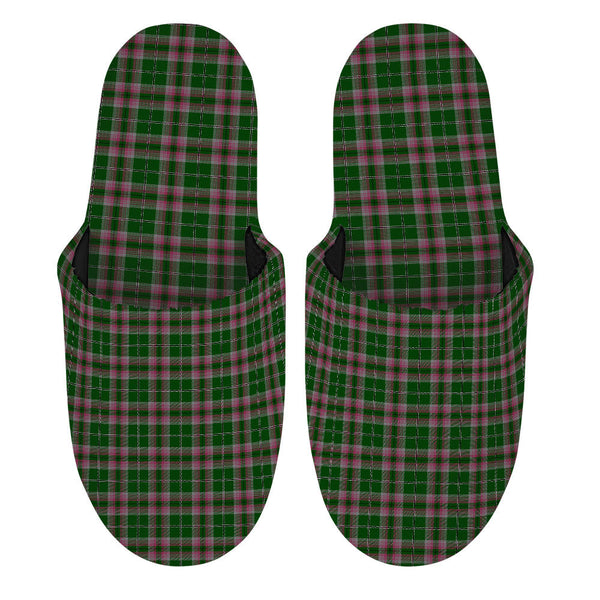 Gray Hunting Clan Badge Tartan Mop Slippers