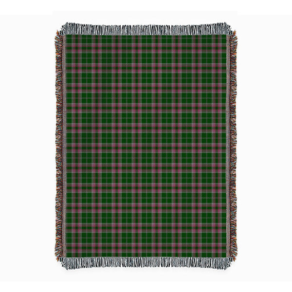 Gray Hunting Clan Badge Tartan Woven Blanket