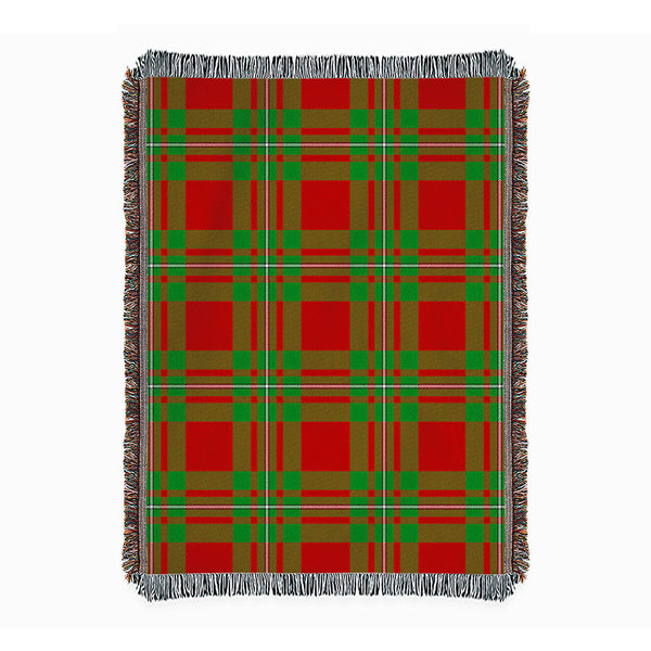 Grierson Clan Badge Tartan Woven Blanket