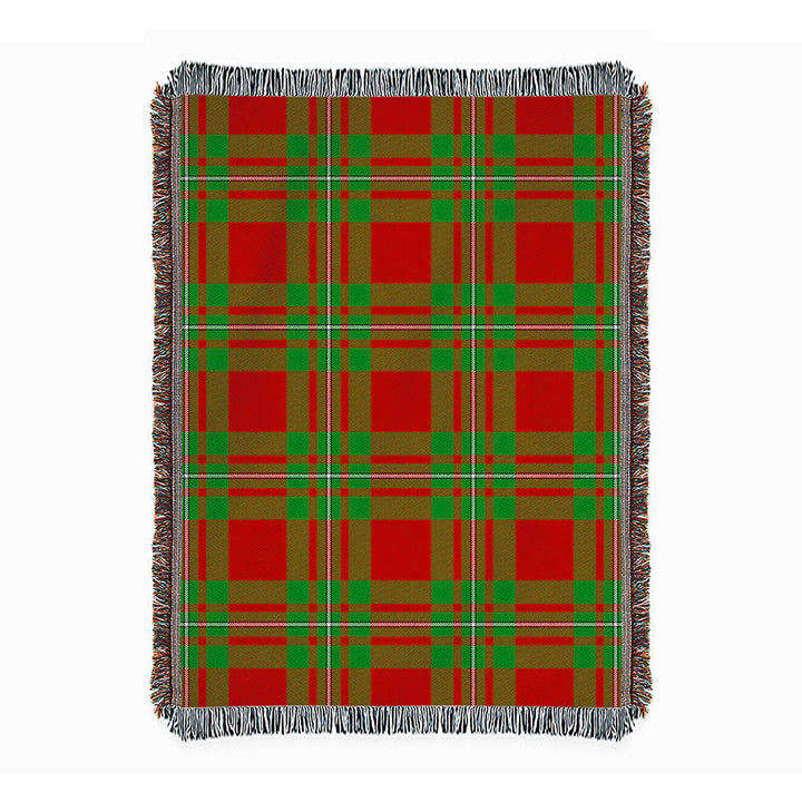 Grierson Clan Badge Tartan Woven Blanket