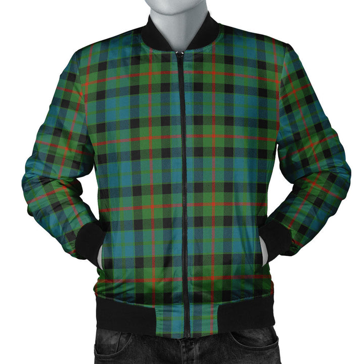 Gunn Ancient Clan Badge Tartan Bomber Jacket