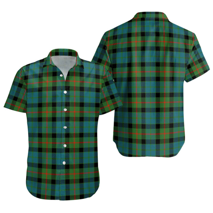 Gunn Ancient Clan Badge Tartan Short Sleeve Shirt