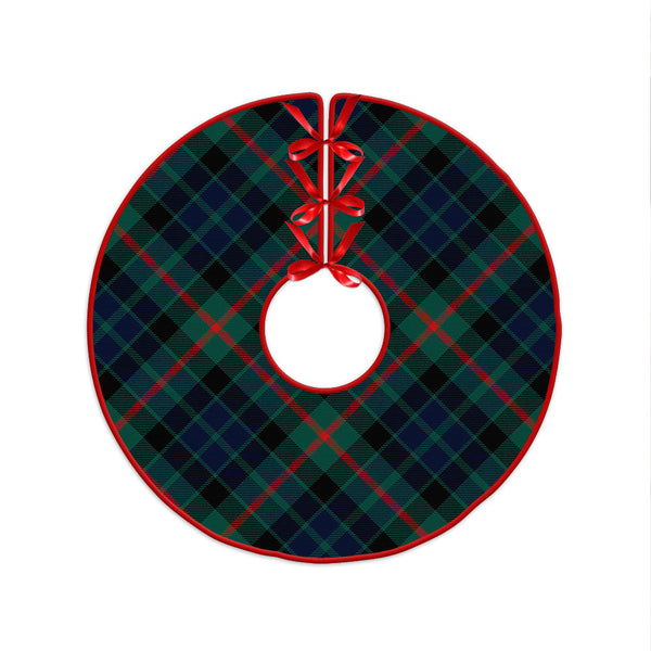 Gunn Modern Clan Badge Tartan Christmas Tree Skirt