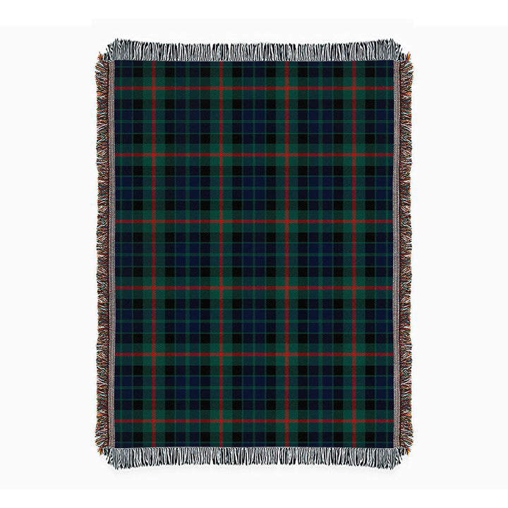 Gunn Modern Clan Badge Tartan Woven Blanket