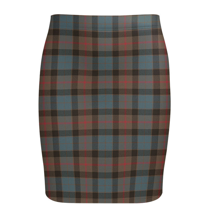 Gunn Weathered Tartan Fitted Skirt