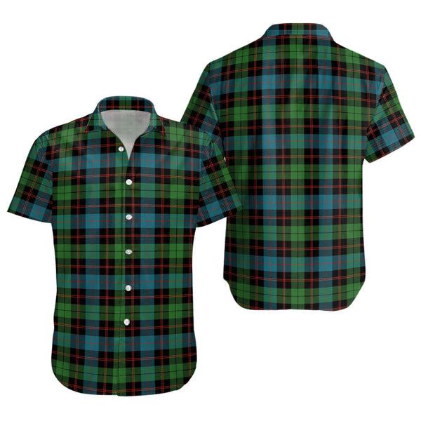 Guthrie Ancient Clan Badge Tartan Short Sleeve Shirt