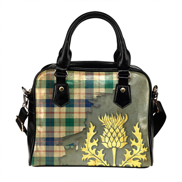 Guthrie Dress Modern Tartan Shoulder Handbag Thistle Oldest Style