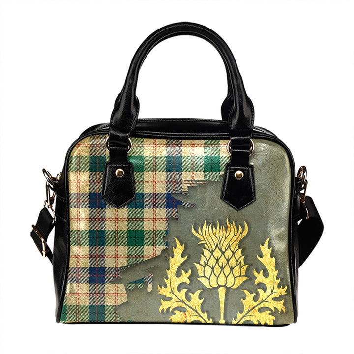 Guthrie Dress Modern Tartan Shoulder Handbag Thistle Oldest Style