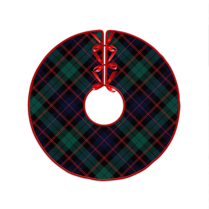 Guthrie Modern Clan Badge Tartan Christmas Tree Skirt