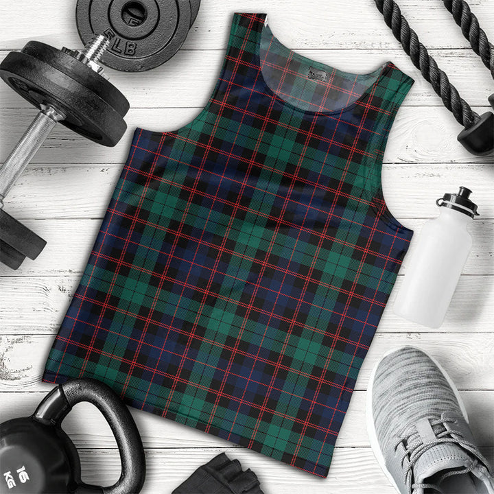 Guthrie Modern Clan Badge Tartan Men Tank Top
