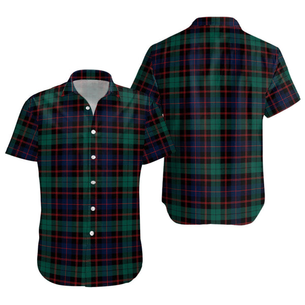 Guthrie Modern Clan Badge Tartan Short Sleeve Shirt