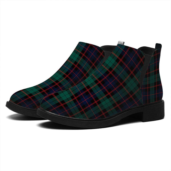 Guthrie Modern Tartan Flat Ankle Boots