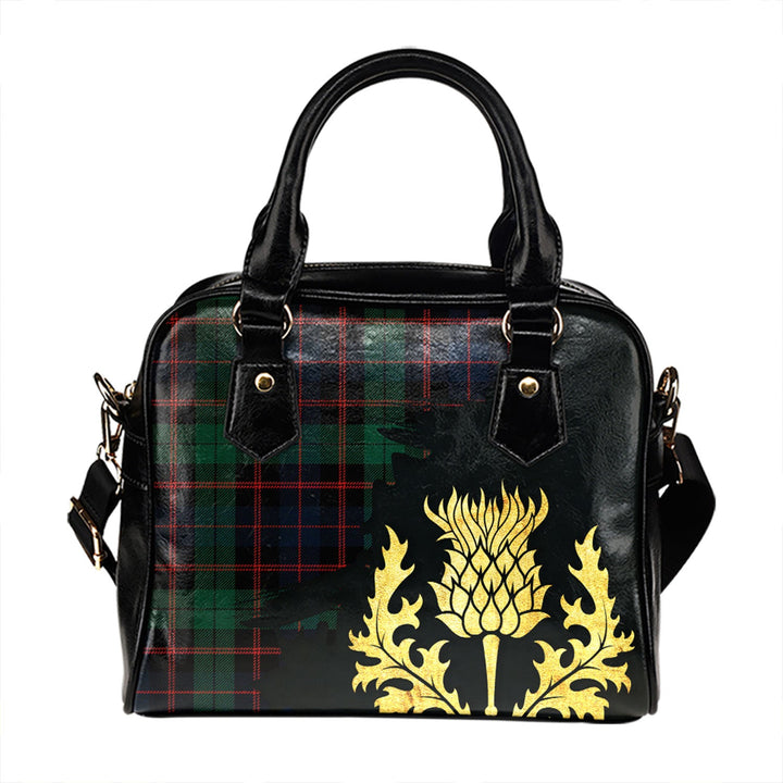 Guthrie Modern Tartan Shoulder Handbag Thistle Oldest Style