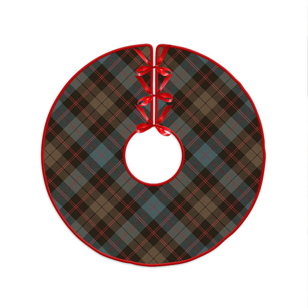 Guthrie Weathered Clan Badge Tartan Christmas Tree Skirt