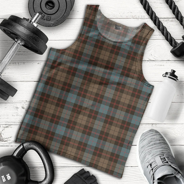 Guthrie Weathered Clan Badge Tartan Men Tank Top