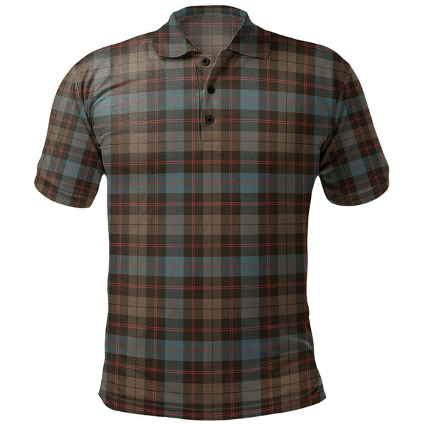 Guthrie Weathered Clan Badge Tartan Polo Shirt