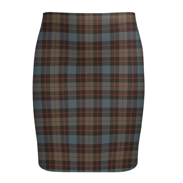 Guthrie Weathered Tartan Fitted Skirt