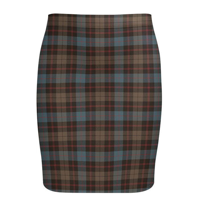 Guthrie Weathered Tartan Fitted Skirt