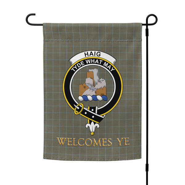 Haig Check Clan Badge Tartan Garden Flag